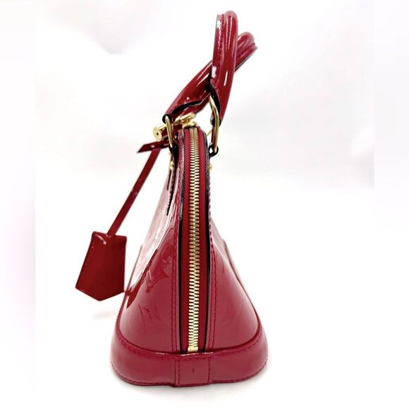 Auth Louis Vuitton Rosewood Vernis Alma BB 2way Crossbody Bag Preloved Tote - Picture 4 of 16